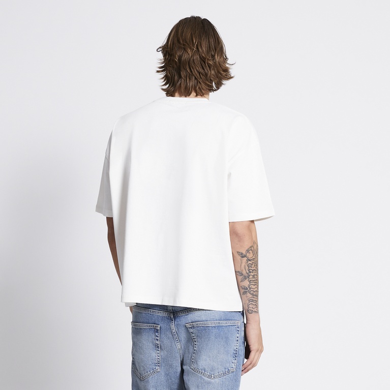 Heavy boxy tee "Mikael" Off white